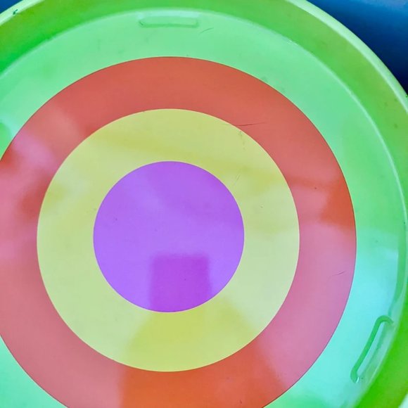 Danish modern MCM metal tin bullseye tray , Lena & Al Eklund x Laurids Longborg - Picture 3 of 6